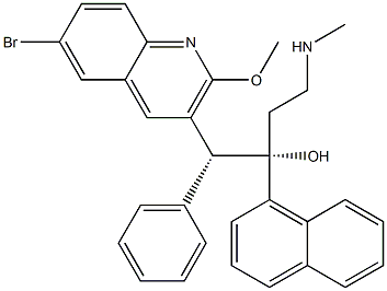 去甲基贝达喹啉,654654-76-9,结构式