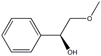BenzeneMethanol, α-(MethoxyMethyl)-, (αS)- Structure