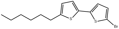 5-BroMo-5′-hexyl-2,2′-bithiophene Structure