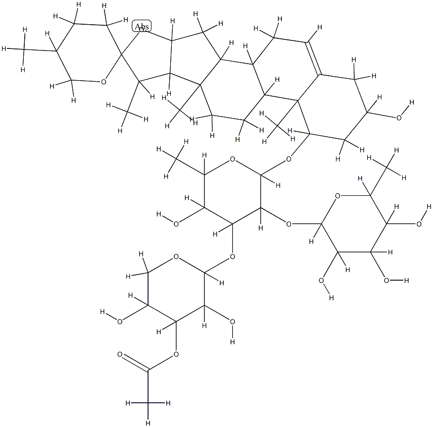 麦冬二氢高异黄酮C, 65586-25-6, 结构式