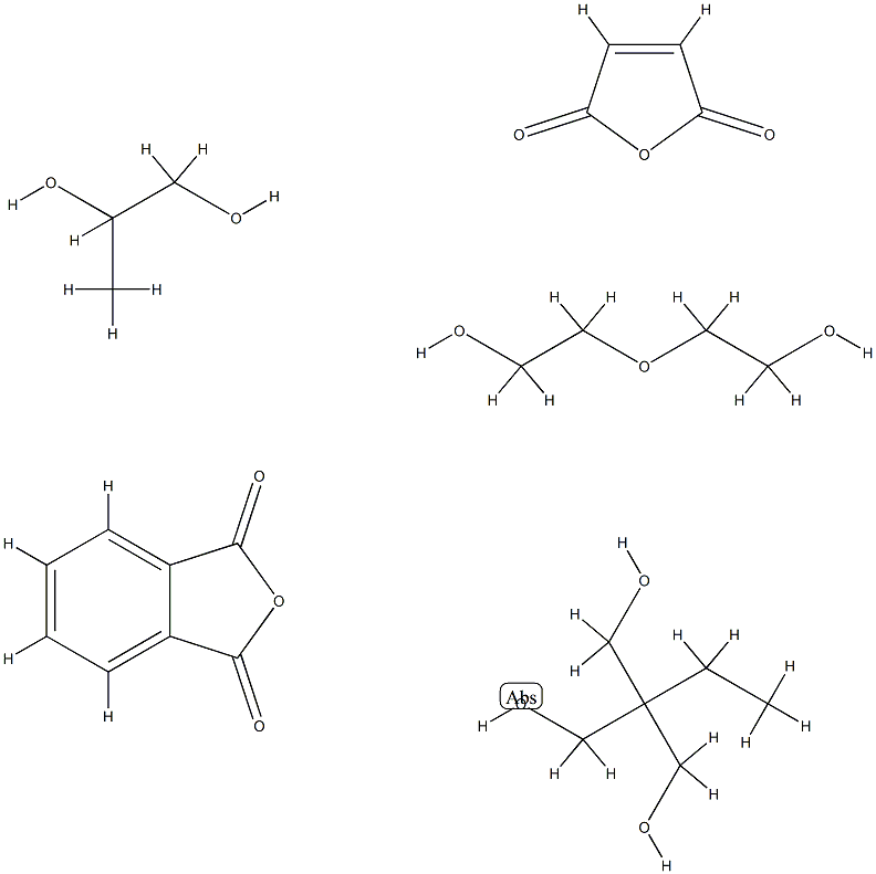 1,3-Isobenzofurandione, polymer with 2-ethyl-2-(hydroxymethyl)-1,3-propanediol, 2,5-furandione, 2,2'-oxybis[ethanol] and 1,2-propanediol|