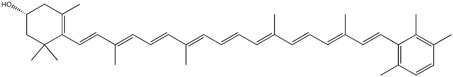 (3R)-β,φ-Caroten-3-ol Structure