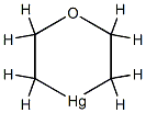 テトラヒドロ-1,4-オキサメルクリン 化学構造式