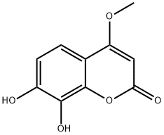 2H-1-Benzopyran-2-one,7,8-dihydroxy-4-methoxy-(9CI) Structure