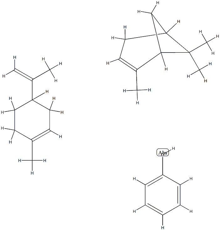 Phenol, polymer with 1-methyl-4-(1-methylethenyl)cyclohexene and 2,6,6-trimethylbicyclo[3.1.1]hept-2-ene Structure