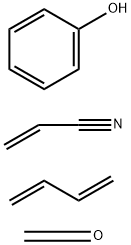 2-Propenenitrile, polymer with 1,3-butadiene, formaldehyde and phenol Structure