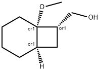 Bicyclo[4.2.0]octane-7-methanol, 6-methoxy-, (1R,6S,7S)-rel- (9CI) Struktur