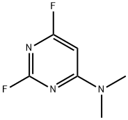 4-Pyrimidinamine,2,6-difluoro-N,N-dimethyl-(9CI) Struktur