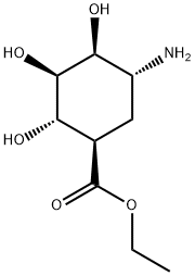 D-chiro-Inositol, 1-amino-1,2,3-trideoxy-3-(ethoxycarbonyl)- (9CI) 结构式