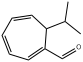 1,3,5-Cycloheptatriene-1-carboxaldehyde,7-(1-methylethyl)-(9CI),65810-20-0,结构式