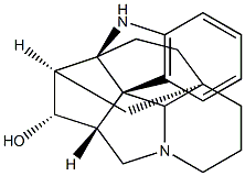 (2R,3R,5R,11S,22S)-3,11-Methanoaspidofractinin-22-ol Structure