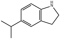 1H-Indole,2,3-dihydro-5-(1-methylethyl)-(9CI),65826-96-2,结构式