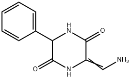 Cefalexin IMpurity ( 3-aMinoMethylene-6-phenylpiperazine-2,5-dione) Struktur