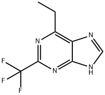 1H-Purine,6-ethyl-2-(trifluoromethyl)-(9CI) Structure