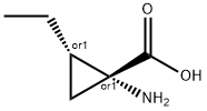Cyclopropanecarboxylic acid, 1-amino-2-ethyl-, (1R,2S)-rel- (9CI) Structure