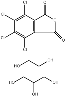 Tetrachlorophthalic anhydride, glycerin, ethylene glycol polymer|