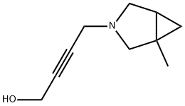 2-Butyn-1-ol,4-(1-methyl-3-azabicyclo[3.1.0]hex-3-yl)-(9CI) Structure