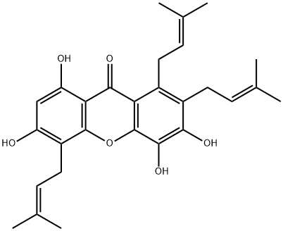 Isogarciniaxanthone E Struktur