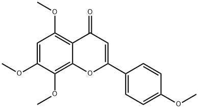 5,7,8,4''-TETRAMETHOXYFLAVONE Struktur