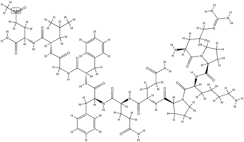 Substance P, sulfoxide- 化学構造式