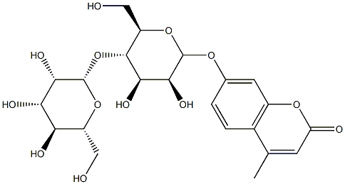 4-methylumbelliferyl alpha-mannobioside, 66068-40-4, 结构式