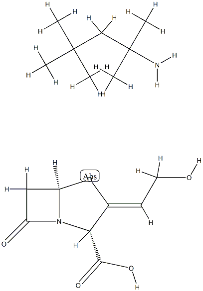 Clavulanic Acid 2-AMino-2,4,4-triMethylpentane Salt 化学構造式