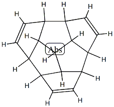 1,6-Ethenocyclopenta(cd)pentaleno(2,1,6-gha)pentalene,1,1a,3a,3b,5a,5b ,6,6a,6b,6c-decahydro- Struktur