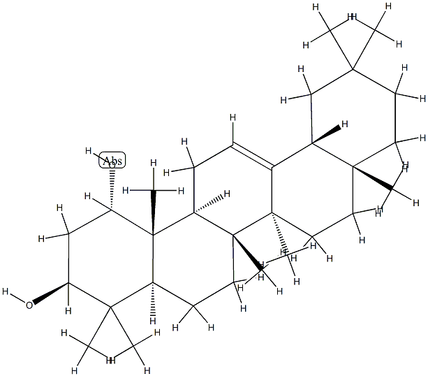 Olean-12-ene-1α,3β-diol Struktur