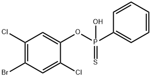 PHENYLPHOSPHONOTHIOICACID(4-BROMO-2,5-DICHLORO) Struktur