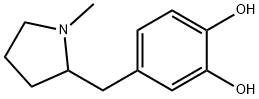 1,2-Benzenediol,4-[(1-methyl-2-pyrrolidinyl)methyl]-(9CI) Struktur