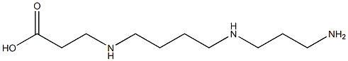 N(8)-2-carboxyethylspermidine Structure