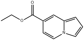 吲哚嗪-7-羧酸乙酯, 66182-02-3, 结构式