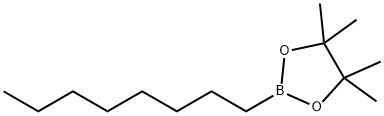 2-Heptyl-4,4,5,5-tetramethyl-1,3,2-dioxaborolane Struktur