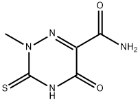 2-methyl-5-oxo-3-sulfanylidene-1,2,4-triazine-6-carboxamide 结构式