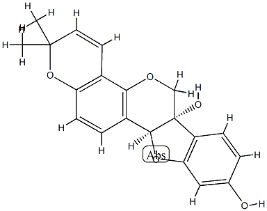 Glyceolin 化学構造式