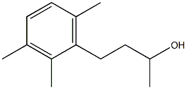α,2,3,6-Tetramethylbenzene-1-propanol Struktur