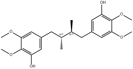 前五味子脂素 结构式