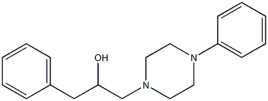 α-Benzyl-4-phenyl-1-piperazineethanol Struktur