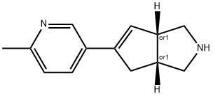 Cyclopenta[c]pyrrole, 1,2,3,3a,4,6a-hexahydro-5-(6-methyl-3-pyridinyl)-, (3aR,6aS)-rel- (9CI) Structure