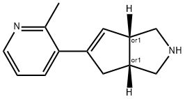 Cyclopenta[c]pyrrole, 1,2,3,3a,4,6a-hexahydro-5-(2-methyl-3-pyridinyl)-, (3aR,6aS)-rel- (9CI)|