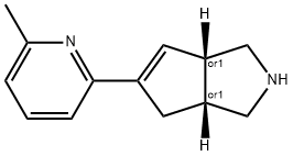 Cyclopenta[c]pyrrole, 1,2,3,3a,4,6a-hexahydro-5-(6-methyl-2-pyridinyl)-, (3aR,6aS)-rel- (9CI) Structure