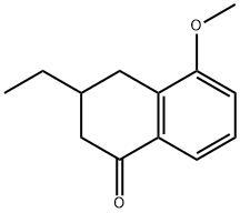 1(2H)-Naphthalenone,3-ethyl-3,4-dihydro-5-methoxy-(5CI) Struktur
