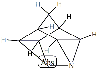 1,1a,1b,2,2a,2b,2c,2d-Octahydro-1,2-methano-2c,2d-diazadicyclopropa[cd,gh]pentalene Struktur
