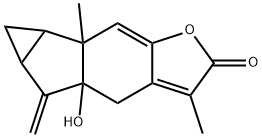 5α-ヒドロキシクロランタラクトンA 化学構造式