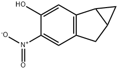 Cycloprop[a]inden-5-ol, 1,1a,2,6b-tetrahydro-4-nitro- (9CI) Struktur