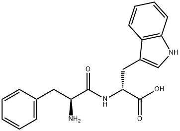 L-Phe-D-Trp-OH Structure