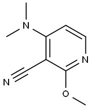 3-Pyridinecarbonitrile,4-(dimethylamino)-2-methoxy-(9CI) 结构式