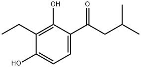 1-Butanone,1-(3-ethyl-2,4-dihydroxyphenyl)-3-methyl-(9CI) Struktur