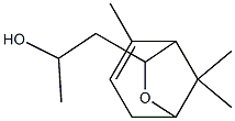 α,2,8,8-テトラメチル-6-オキサビシクロ[3.2.1]オクタ-2-エン-7-エタノール 化学構造式