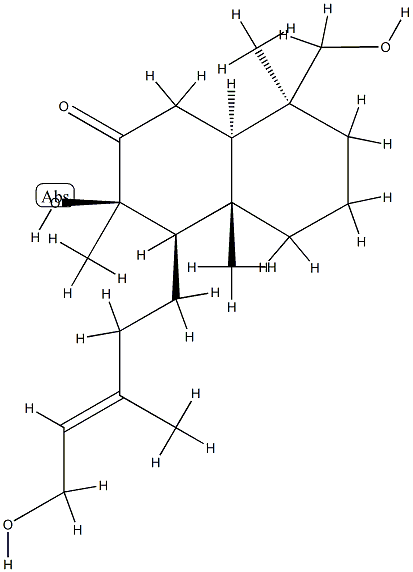 (3R)-3,4,4a,5,6,7,8,8aβ-Octahydro-3α-hydroxy-8α-hydroxymethyl-4α-[(E)-5-hydroxy-3-methyl-3-pentenyl]-3,4aα,8-trimethylnaphthalen-2(1H)-one|